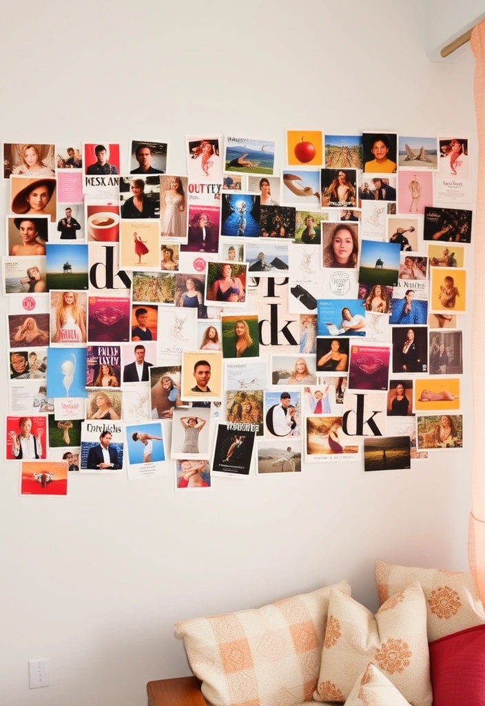 27 Creative Room Decor Hacks That Cost Absolutely Nothing! - 15. Magazine Wall Art