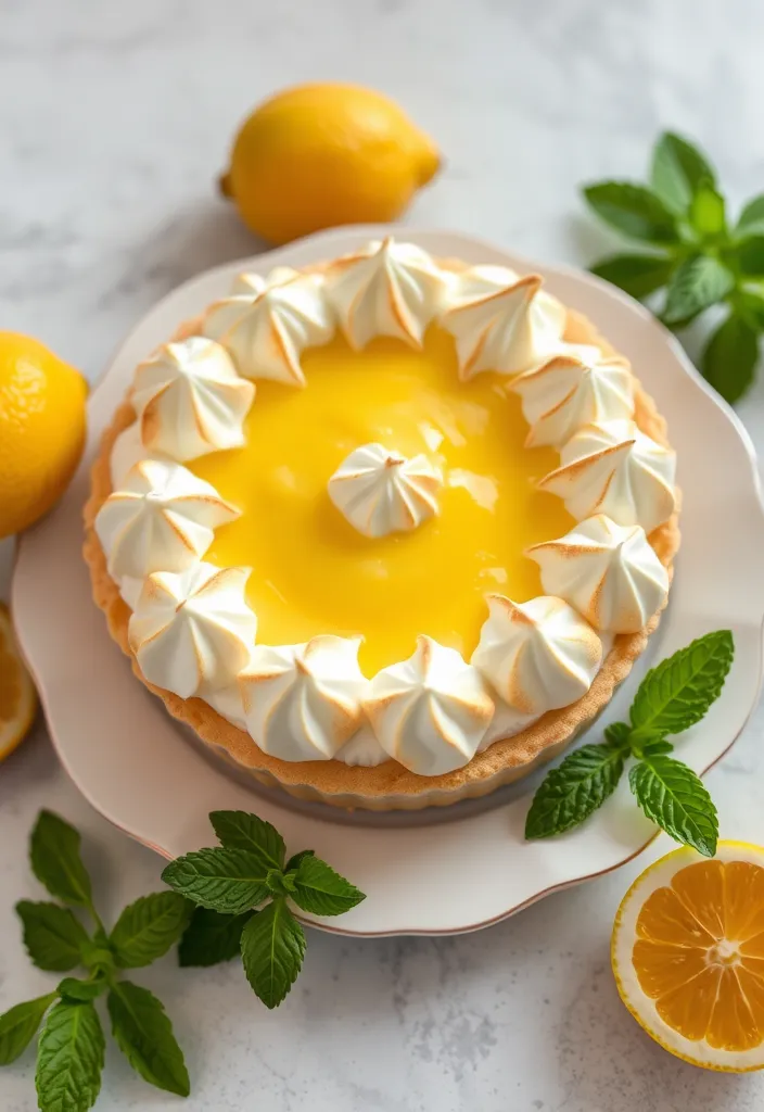 21 Grandma's Desserts That'll Make You Feel Like a Kid Again! - 3. Lemon Meringue Pie