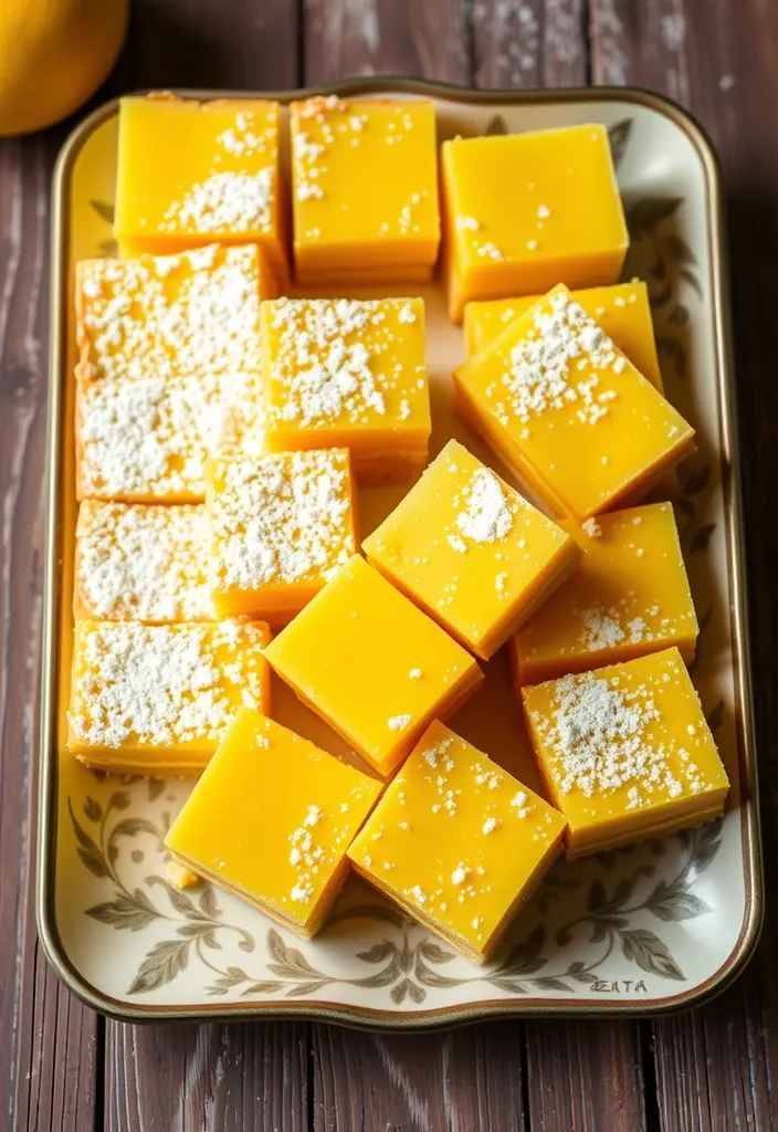 24 Potluck Dishes Ideas That Will Steal the Show at Your Next Gathering! - 20. Lemon Bars