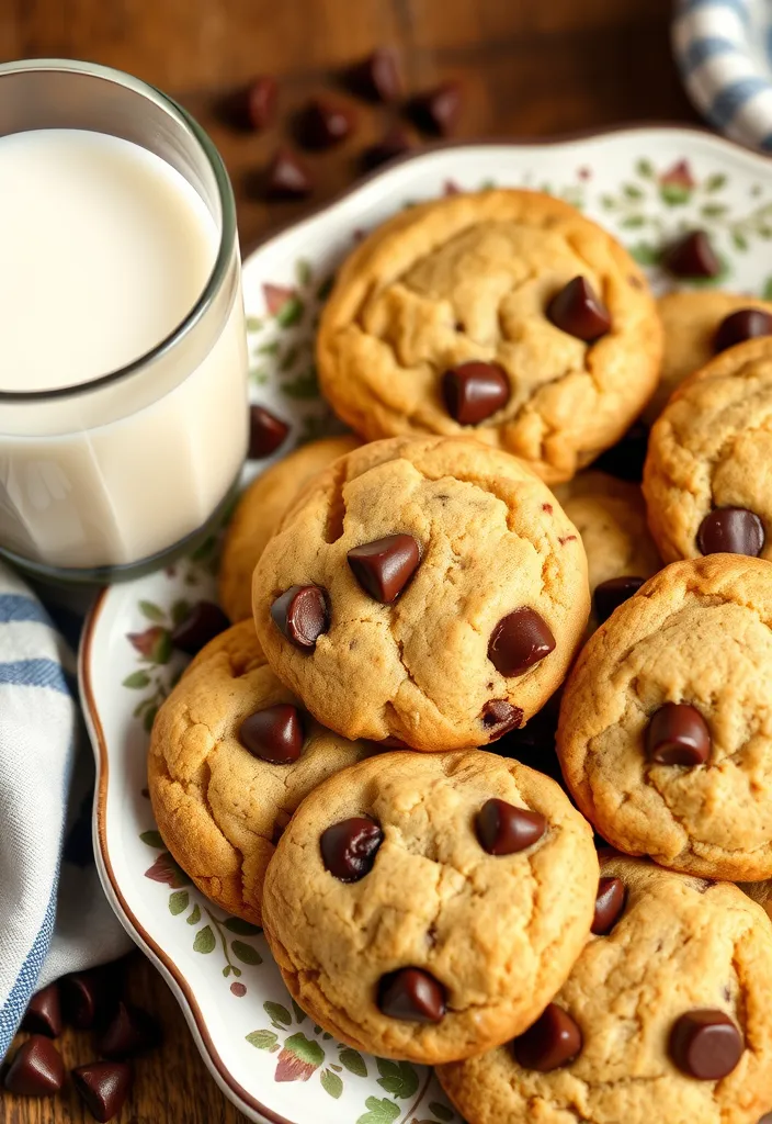 21 Grandma's Desserts That'll Make You Feel Like a Kid Again! - 2. Chocolate Chip Cookies