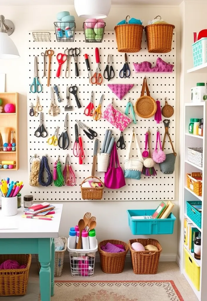 21 DIY Creative Storage Ideas for Small Spaces That'll Blow Your Mind! - 5. DIY Pegboards for Custom Storage