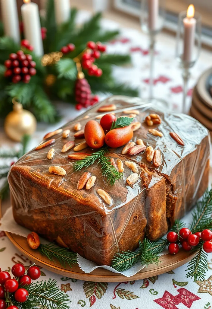 29 Christmas Snack Gifts That Will Make You the Holiday Hero! - 15. Holiday Fruitcake