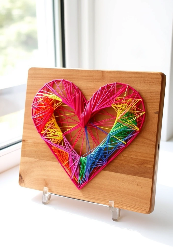 27 Creative Room Decor Hacks That Cost Absolutely Nothing! - 11. DIY String Art