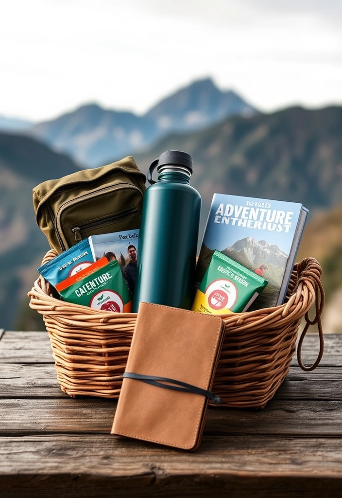 20 Homemade Gift Baskets That Will Leave Your Friends Speechless! - 12. Adventure Enthusiast Basket