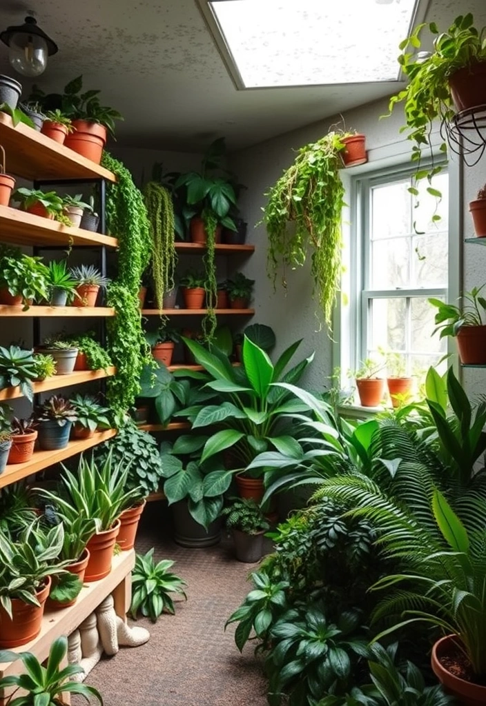 22 Basement Ideas That Will Transform Your Space Into a Cozy Retreat (You Won't Believe #10!) - 9. Indoor Garden Oasis