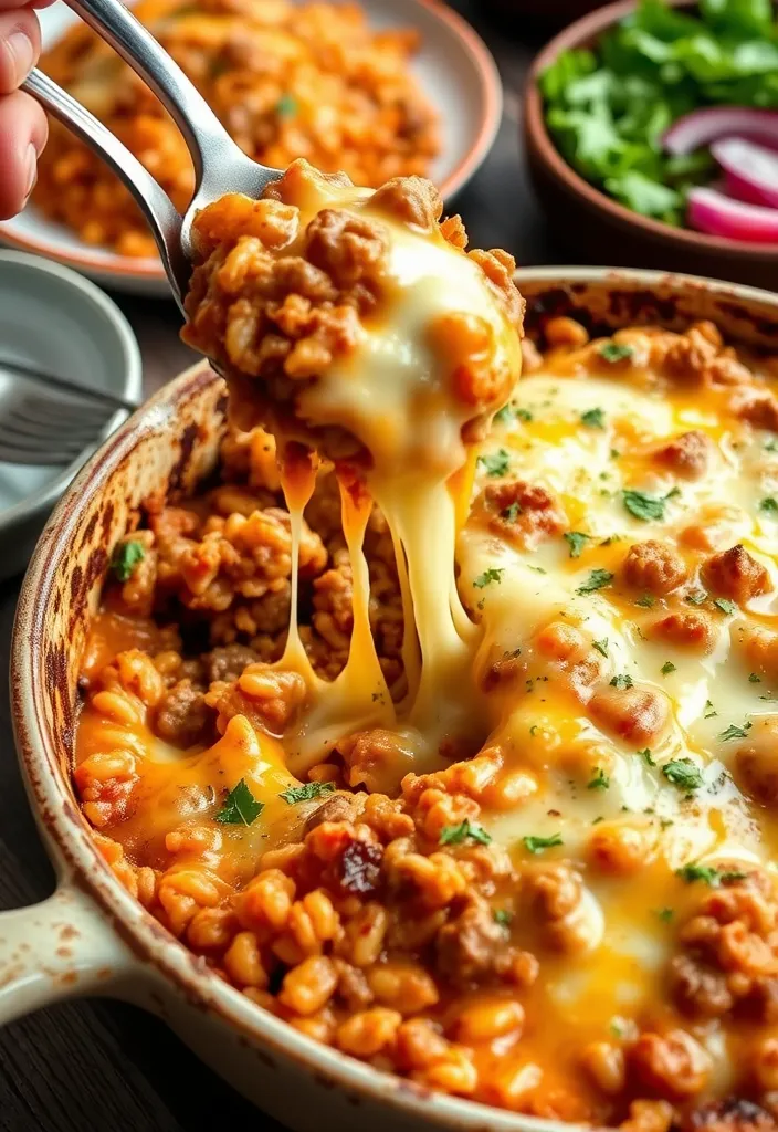 26 Easy Dinner Recipes Your Family Will Crave (You Won't Believe #15!) - 2. Cheesy Beef and Rice Casserole