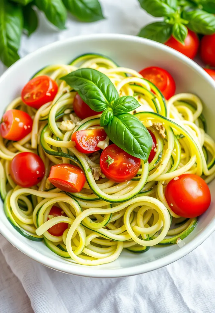 20 Easy Summer Salads That Will Wow Your Guests (You Won't Believe #7!) - 16. Zucchini Noodle Salad