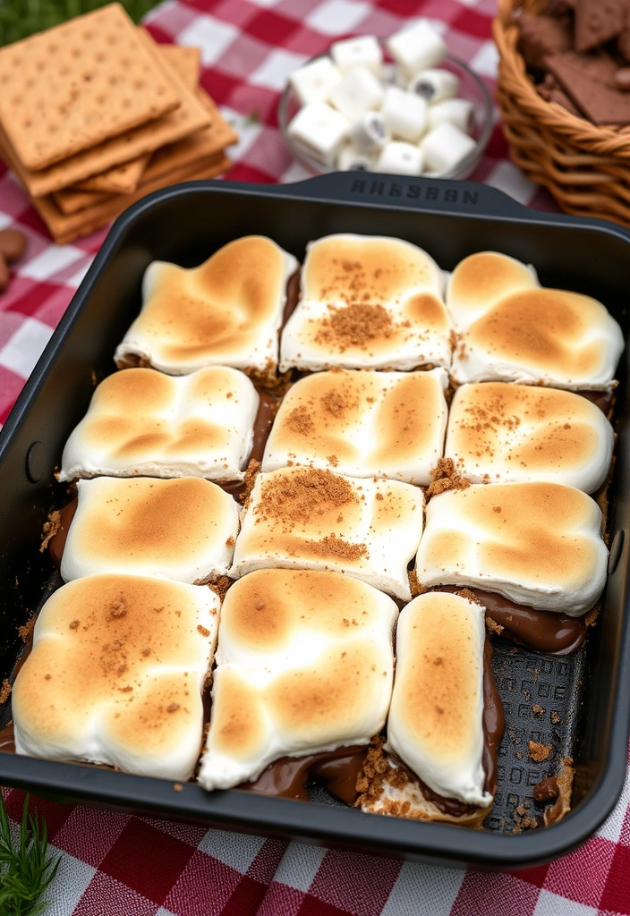 24 Easy Funeral Desserts That Will Comfort Your Heart (You Won't Believe #12!) - 16. S'mores Bars