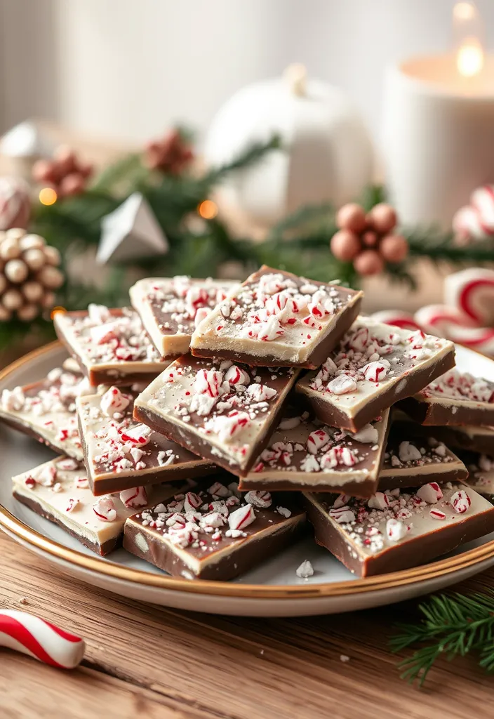 29 Christmas Snack Gifts That Will Make You the Holiday Hero! - 7. Peppermint Bark