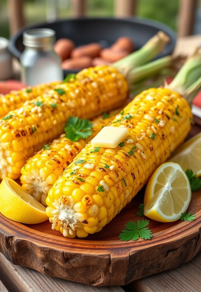 22 BBQ Food Ideas That Will Make Your Summer Parties Unforgettable! - 14. Garlic Parmesan Grilled Corn