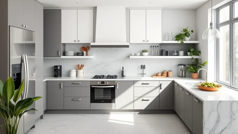 21 Stunning Grey and White Kitchen Ideas That Will Transform Your Space!