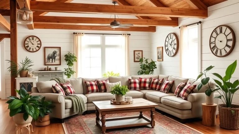 30 Beautiful Farmhouse Living Room Ideas That Will Make You Want to Redecorate!