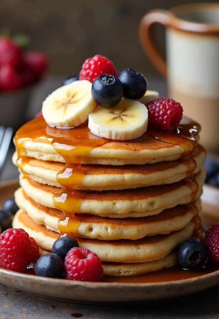 20 Super Easy Dinners with 5 Ingredients or Less (You Won't Believe #12!) - 14. Banana Pancakes