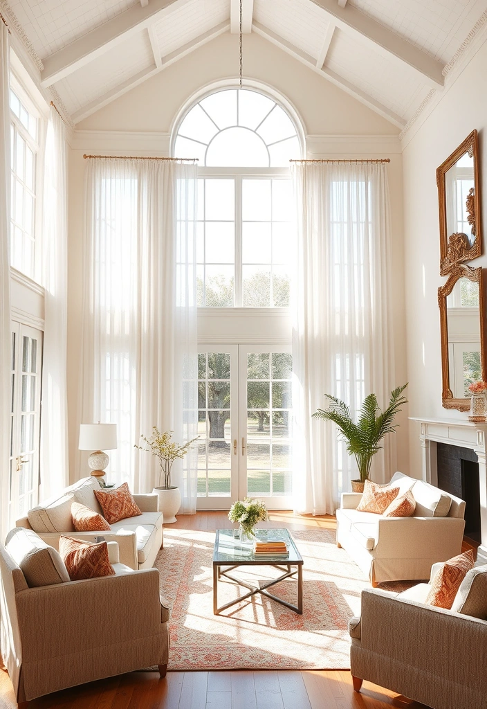 26 Stunning Colonial Living Room Inspirations That Will Transform Your Space! - 16. Natural Light Emphasis