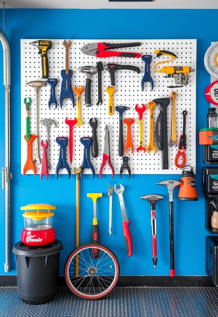 27 Budget Garage Man Cave Ideas That Will Transform Your Space on a Dime! - 6. Wall-mounted Tool Organization