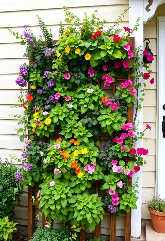 27 Stunning Front Yard Landscaping Ideas That'll Transform Your Home Into a Neighborhood Showstopper! - 5. Vertical Gardens