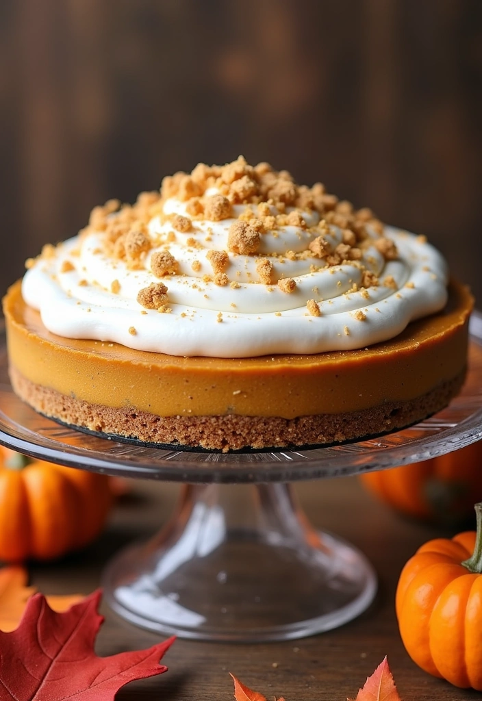 21 Easy 5-Ingredient Pumpkin Pie Recipes That Will Wow Your Guests! - 2. No-Bake Pumpkin Pie