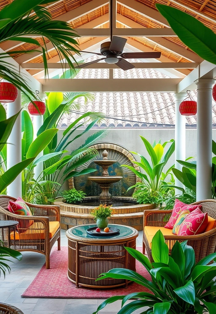 22 Covered Outdoor Patio Ideas That Will Make You Want to Live Outside! - 4. Tropical Oasis