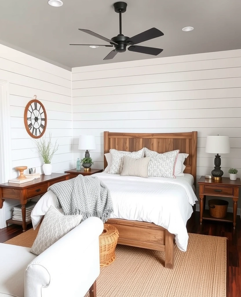 28 Stunning Farmhouse Shiplap Wall Ideas That Will Transform Your Space! - 30. Shiplap in Guest Rooms