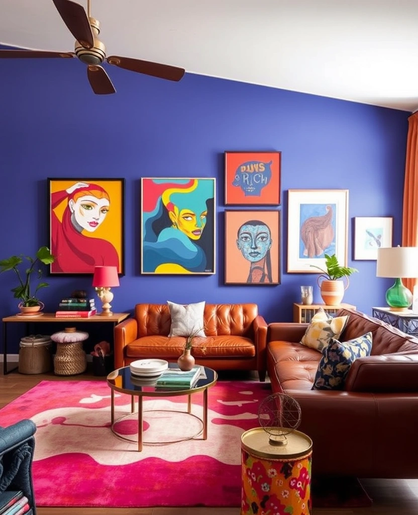 28 Vibrant Living Room Styles That Will Ignite Your Creativity! - 19. Bold and Beautiful