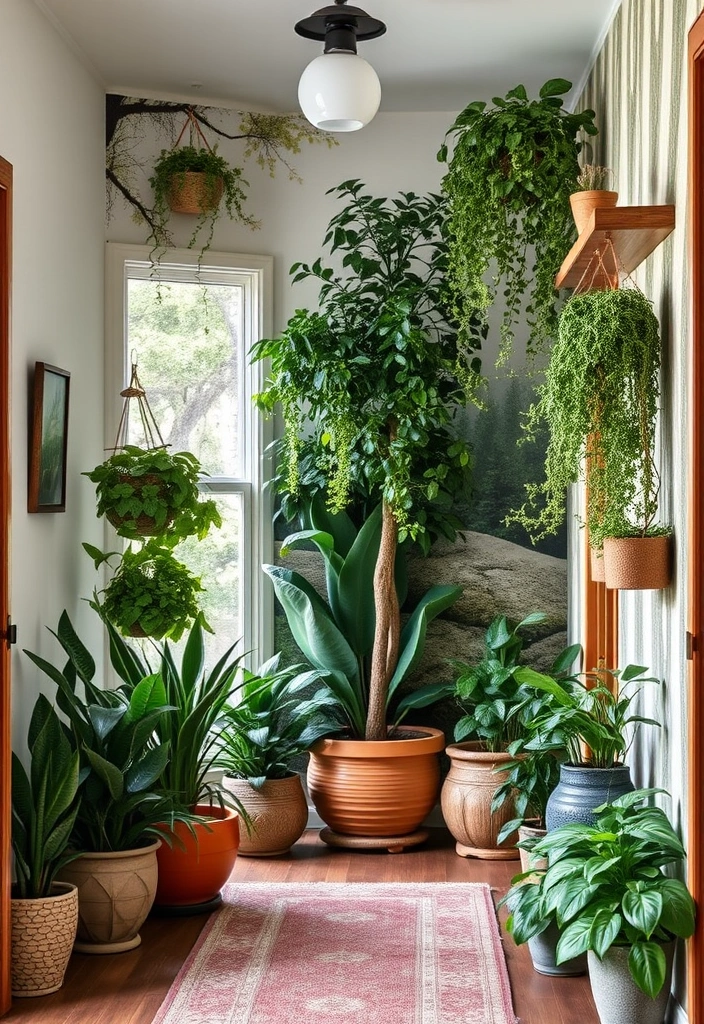 21 Stunning Entryway Ideas That Will Leave Your Guests in Awe! - 9. Nature-Inspired