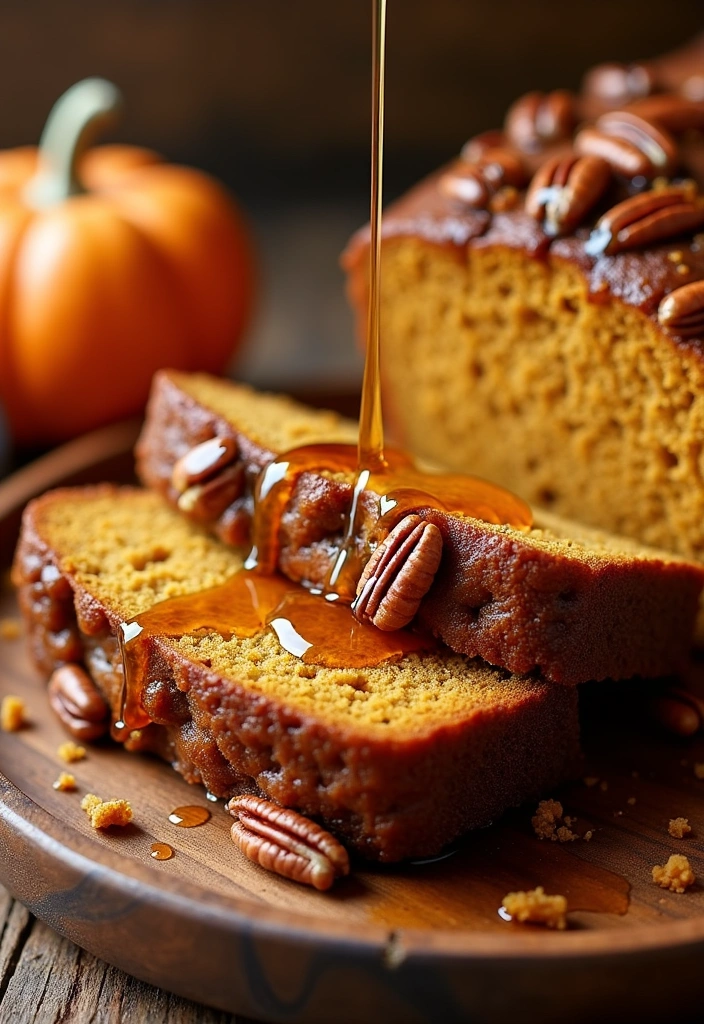 21 Irresistibly Delicious Pumpkin Bread Recipes You'll Crave All Fall! - 5. Maple Pecan Pumpkin Bread