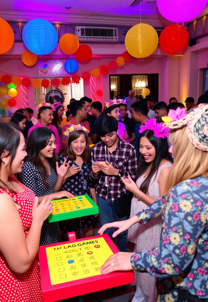 21 Color Party Ideas for Adults That'll Transform Your Next Bash! - 17. Colorful Themed Games