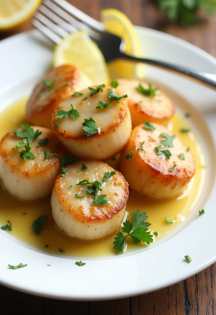 20 Easy Bay Scallop Recipes for Dinner That Will Impress Your Guests! - 1. Lemon Garlic Bay Scallops