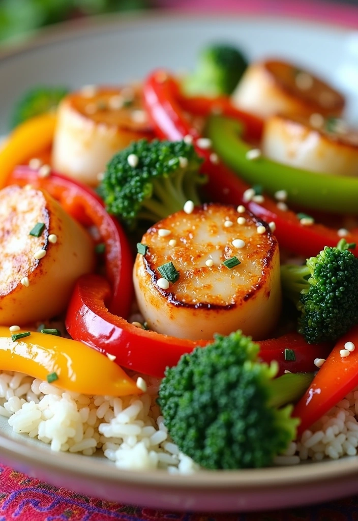 20 Easy Bay Scallop Recipes for Dinner That Will Impress Your Guests! - 8. Bay Scallop Stir-Fry