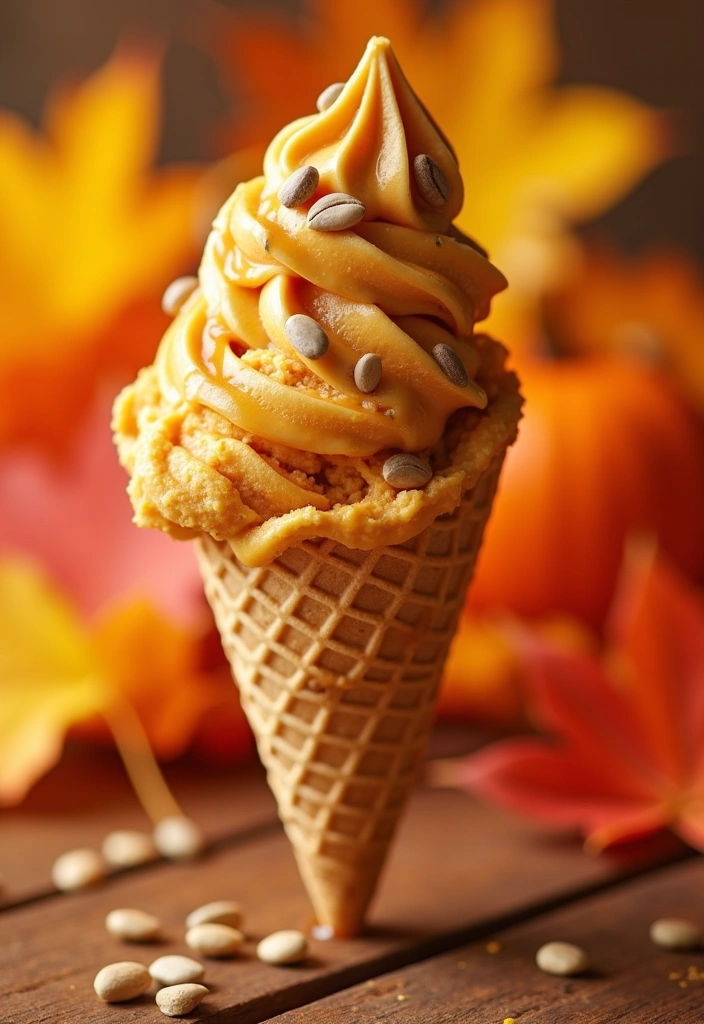 20 Easy Desserts with Pumpkin Puree That Will Blow Your Mind! - 14. Pumpkin Ice Cream