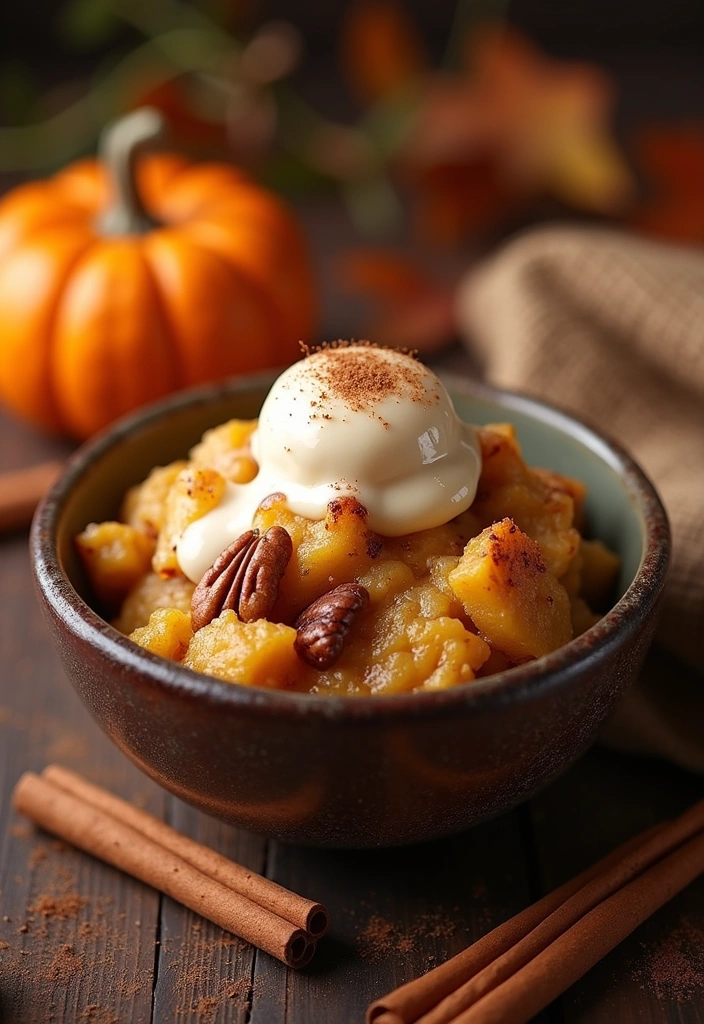 20 Easy Desserts with Pumpkin Puree That Will Blow Your Mind! - 4. Pumpkin Bread Pudding