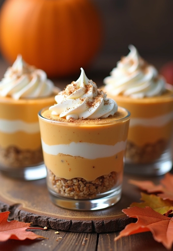 20 Easy Desserts with Pumpkin Puree That Will Blow Your Mind! - 5. Pumpkin Parfait