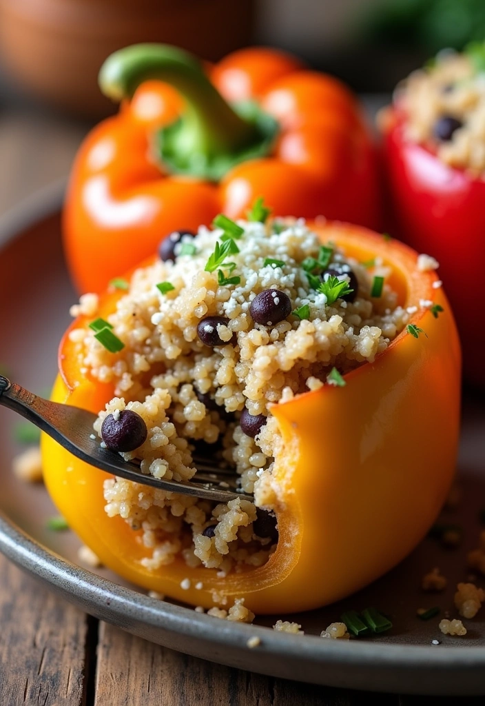 20 Low Calorie High Protein Meals with Ground Turkey That Will Transform Your Dinner Routine! - 1. Turkey and Quinoa Stuffed Peppers