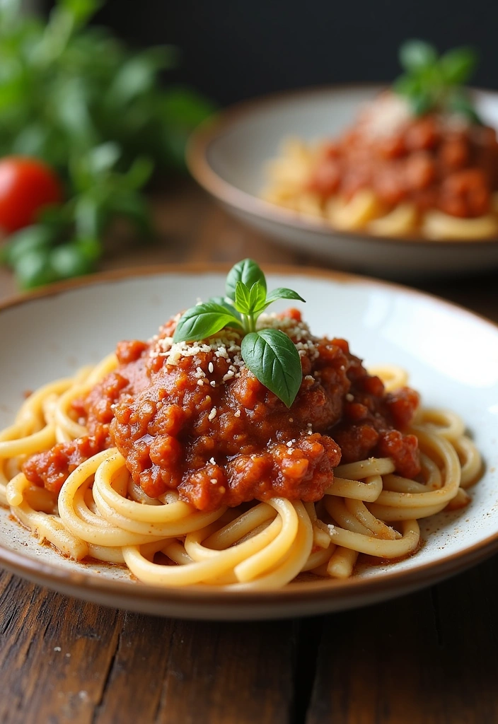 20 Low Calorie High Protein Meals with Ground Turkey That Will Transform Your Dinner Routine! - 13. Turkey Bolognese with Whole Wheat Pasta