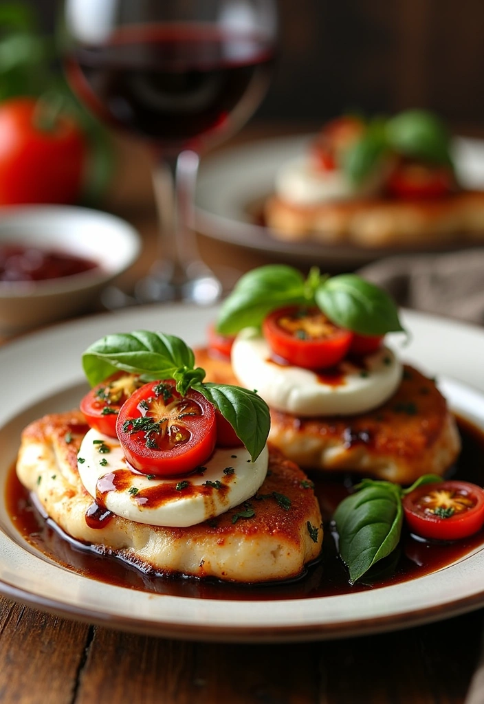 20 Meal Prep Ideas for Low Carb High Protein Lovers (You’ll Want to Try #5!) - 17. Caprese Chicken