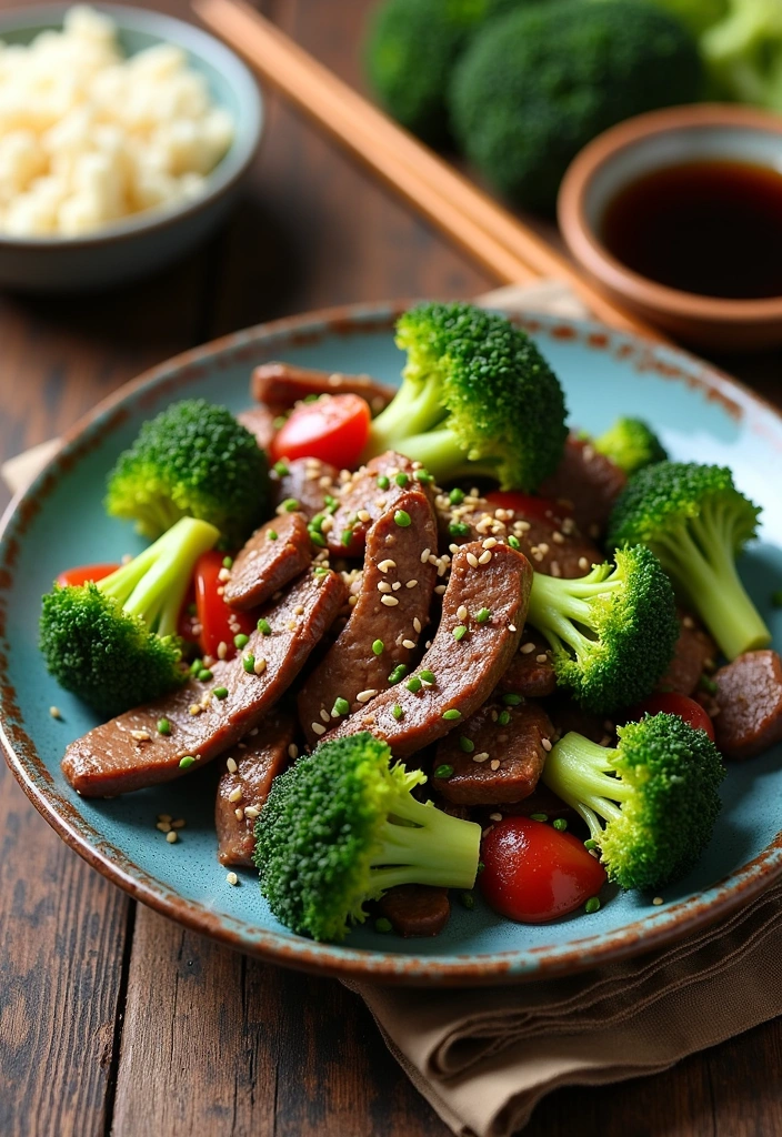 20 Meal Prep Ideas for Low Carb High Protein Lovers (You’ll Want to Try #5!) - 2. Beef and Broccoli Stir-Fry