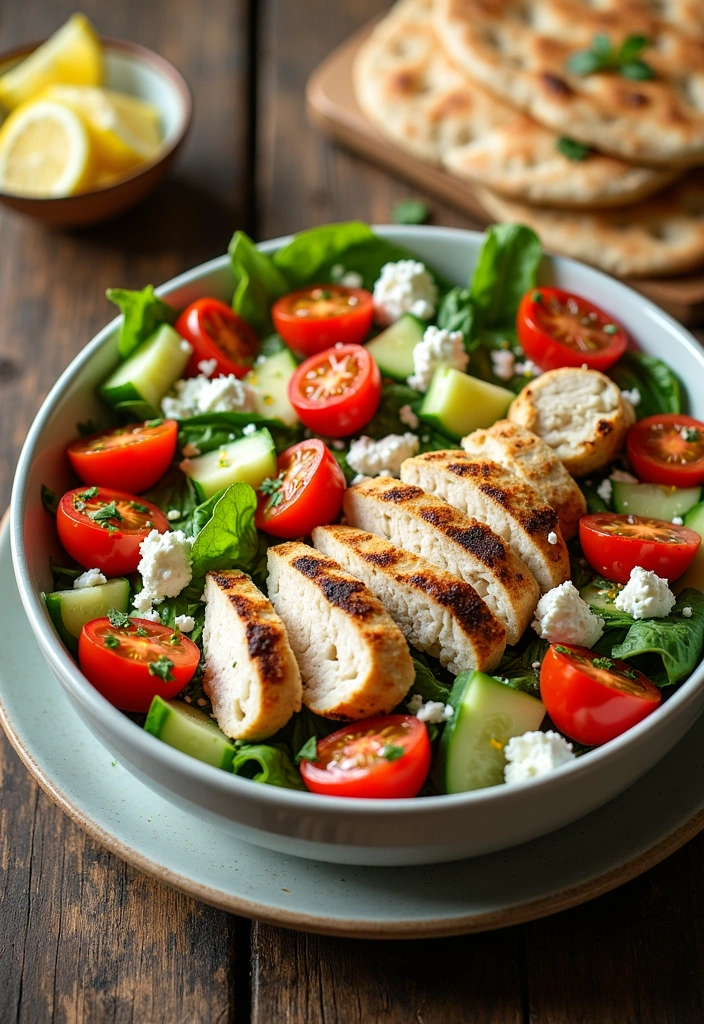 20 Meal Prep Ideas for Low Carb High Protein Lovers (You’ll Want to Try #5!) - 7. Greek Chicken Salad