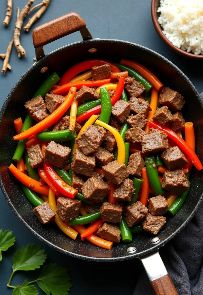 20 Quick and Easy Weeknight Recipes That'll Make Family Dinners a Breeze! - 5. 30-Minute Beef Stir-Fry