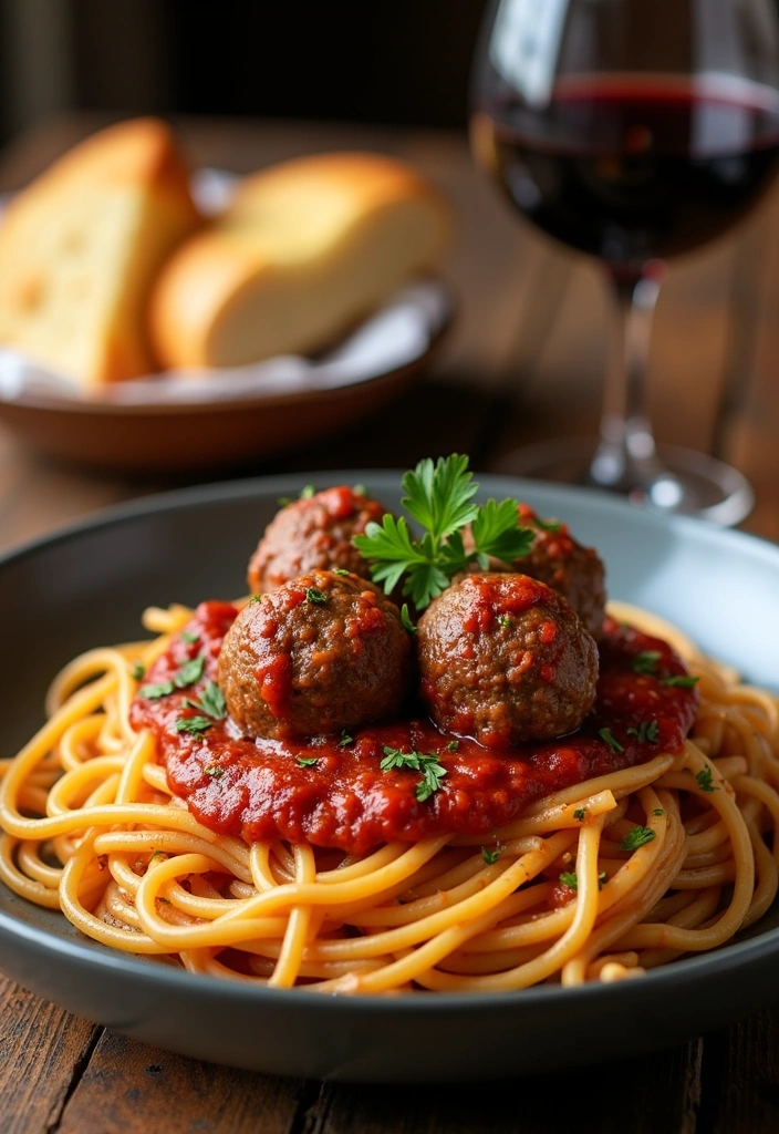 21 Cowboy Spaghetti Recipes That Will Make Dinner Time a Breeze (You’ll Love #5!) - 13. Cowboy Spaghetti with Meatballs