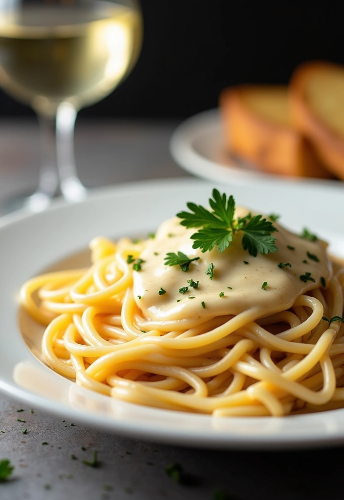 21 Cowboy Spaghetti Recipes That Will Make Dinner Time a Breeze (You’ll Love #5!) - 15. Cowboy Spaghetti with Creamy Alfredo Sauce