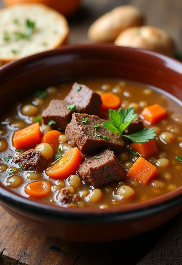 21 Cozy Winter Soup Recipe Ideas That'll Keep You Warm All Season! - 13. Beef and Barley Soup