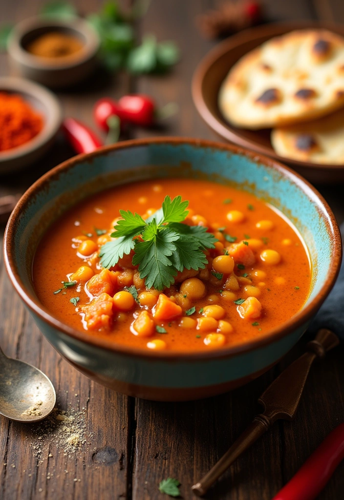 21 Cozy Winter Soup Recipe Ideas That'll Keep You Warm All Season! - 15. Moroccan Chickpea Soup