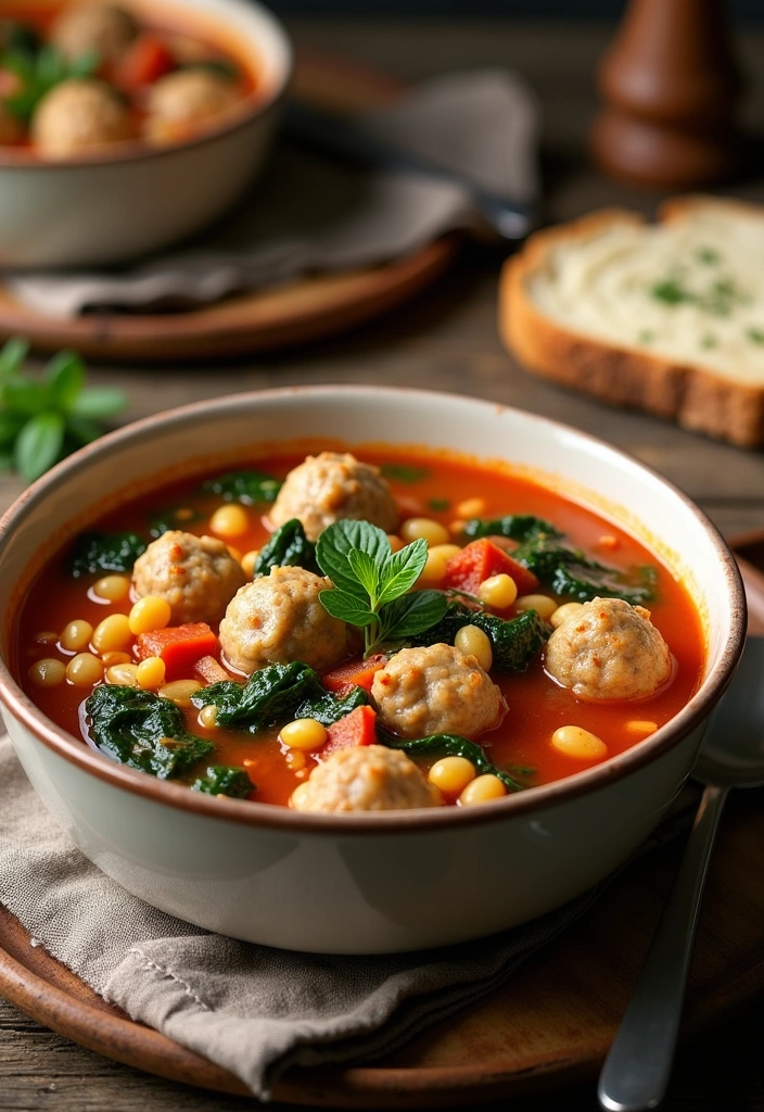 21 Cozy Winter Soup Recipe Ideas That'll Keep You Warm All Season! - 19. Italian Wedding Soup