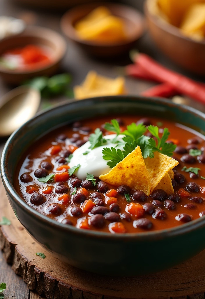 21 Cozy Winter Soup Recipe Ideas That'll Keep You Warm All Season! - 3. Spicy Black Bean Soup