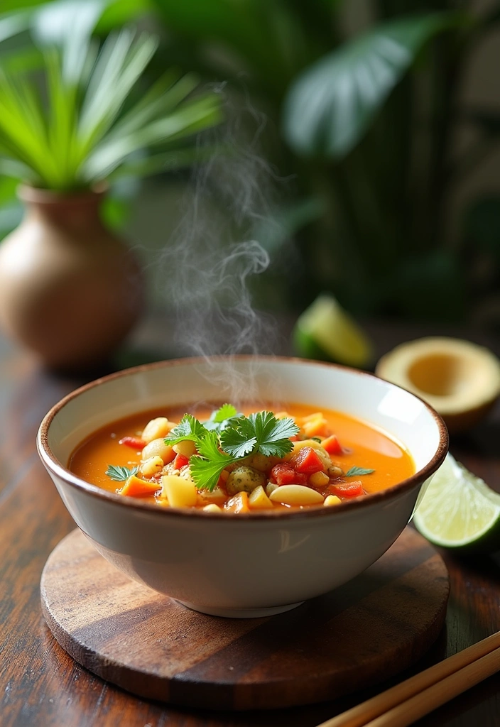 21 Cozy Winter Soup Recipe Ideas That'll Keep You Warm All Season! - 6. Thai Coconut Curry Soup