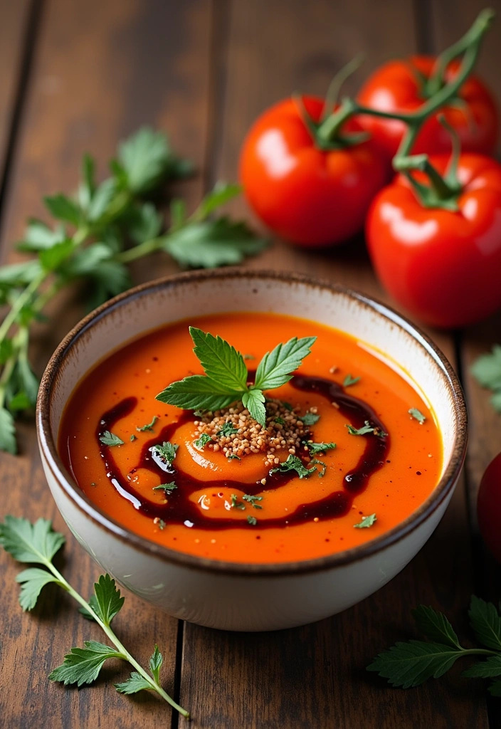 21 Cozy Winter Soup Recipe Ideas That'll Keep You Warm All Season! - 9. Roasted Red Pepper and Tomato Soup