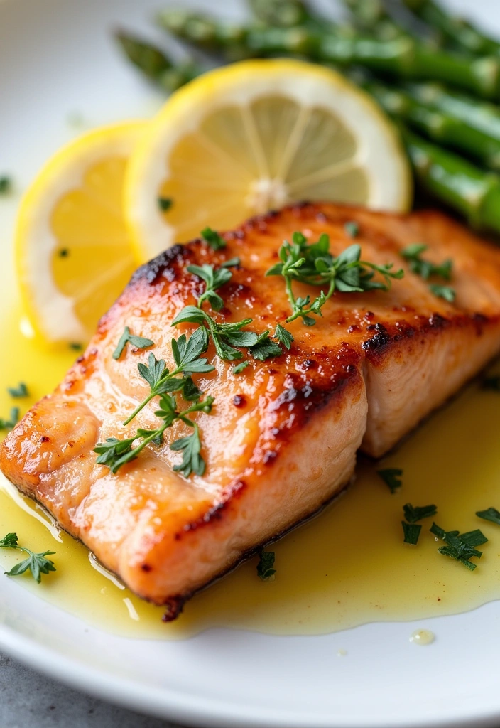 21 Delicious Dinners for Date Night That Will Impress Your Partner! - 1. Herb-Crusted Salmon with Lemon Butter Sauce