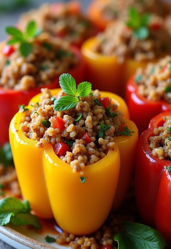 21 Delicious Dinners for Date Night That Will Impress Your Partner! - 5. Stuffed Bell Peppers