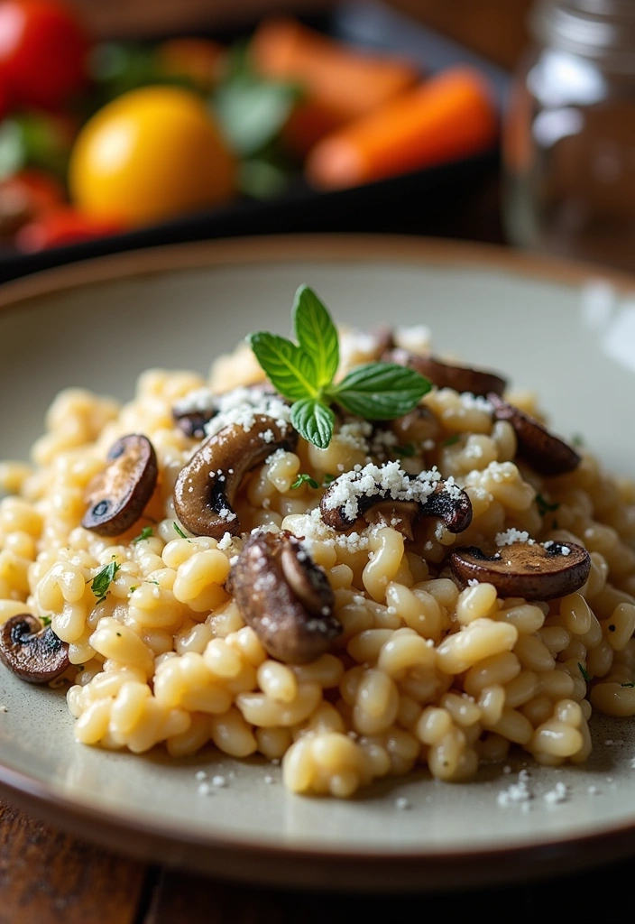 21 Delicious Dinners for Date Night That Will Impress Your Partner! - 7. Mushroom Risotto