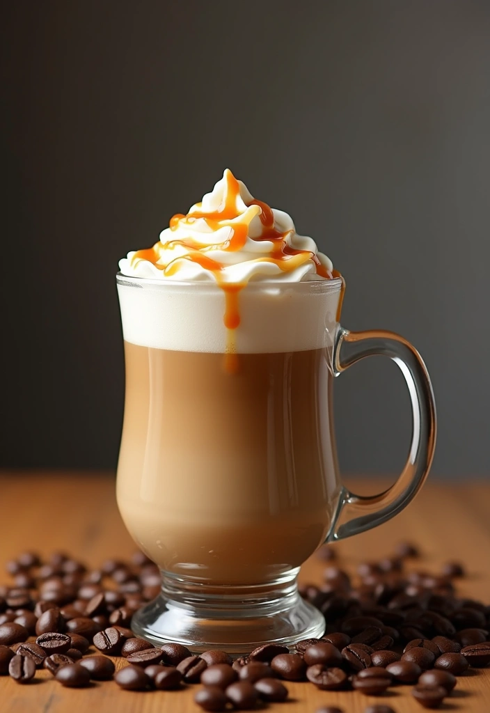 21 Easy Hot Winter Drink Ideas That'll Warm Your Soul (You Won't Believe #9!) - 21. Caramel Latte